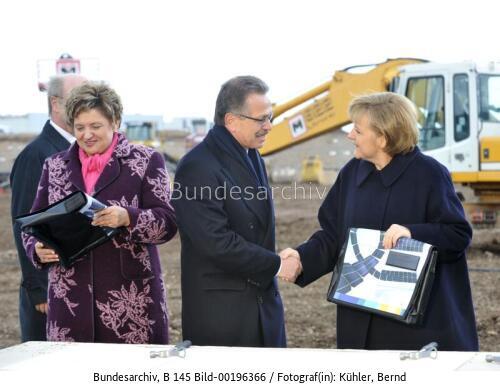 Grundsteinlegung bei ersol Solar Energy 2009