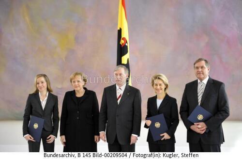 Bundespräsident Köhler überreicht Ernennungsurkunden 2009