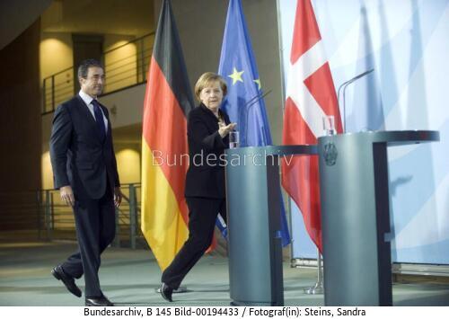 Dänischer Ministerpräsident Fogh Rasmussen in Berlin 2009