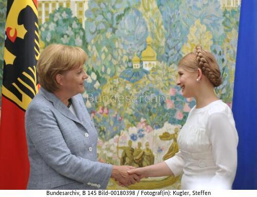 Bundeskanzlerin Angela Merkel in der Ukraine 2008