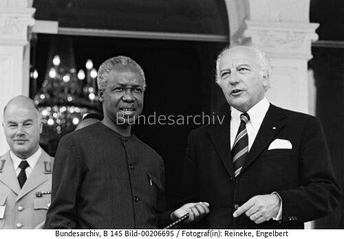 Tansanischer Präsident Nyerere in Bonn 1976