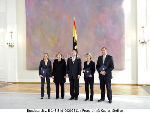 Bundespräsident Köhler überreicht Ernennungsurkunden 2009