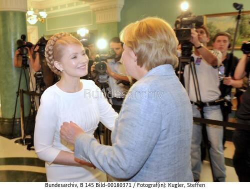 Bundeskanzlerin Angela Merkel in der Ukraine 2008