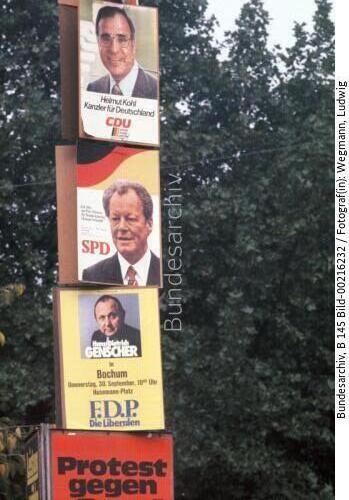 Wahlplakate 1976