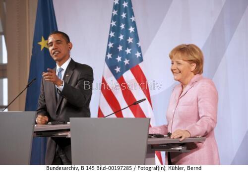 US-Präsident Barack Obama in Deutschland 2009