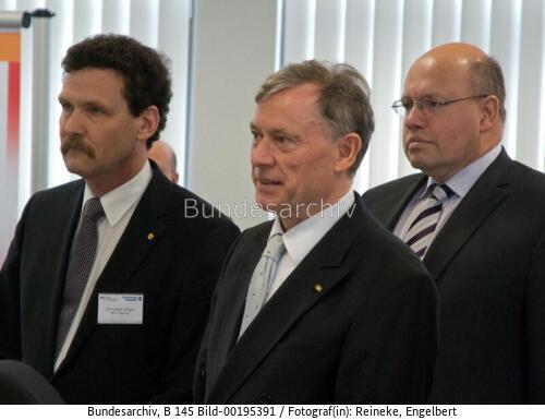 Bundespräsident Köhler besucht BBK und THW 2009