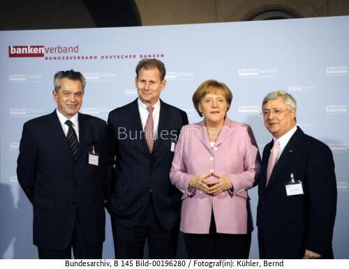 Bundeskanzlerin Merkel beim Bundesverband deutscher Banken 2009