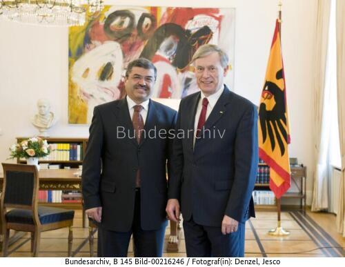 Bundespräsident Köhler verabschiedet irakischen Botschafter Al-Hashemi2010