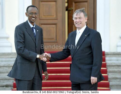 Ruandischer Präsident Kagame in Berlin 2008