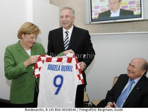Kroatischer Premierminister Sanader in Berlin 2006