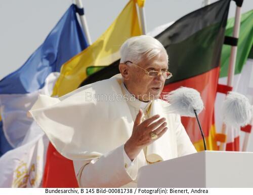 Papst Benedikt XVI. in Köln 2005