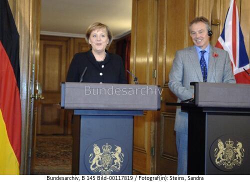 Bundeskanzlerin Merkel in Großbritannien 2006
