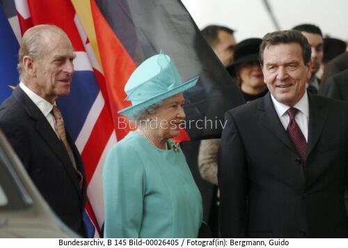 Königin Elizabeth II. von Großbritannien in Berlin 2004