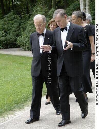 Bundespräsident Köhler in Bayreuth 2005
