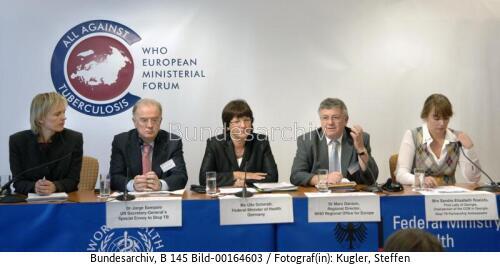 BM Ulla Schmidt: PK zum Kampf gegen Tuberkulose 2007