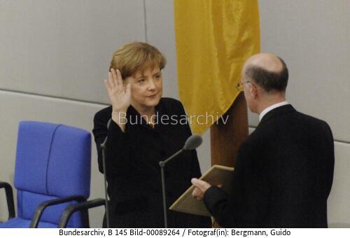 Bundestagssitzung / Wahl der Bundeskanzlerin 2005