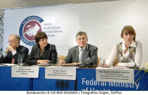 BM Ulla Schmidt: PK zum Kampf gegen Tuberkulose 2007