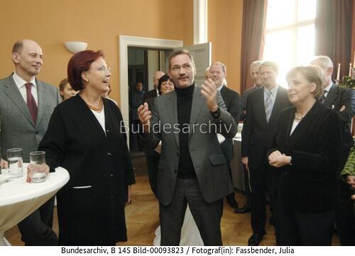 Bundeskanzlerin Merkel und MP Platzeck 2006