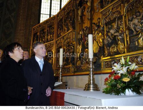 Bundespräsident Köhler: Antrittsbesuch in Niedersachsen 2004