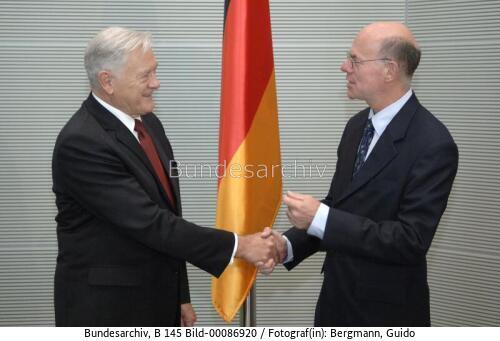 Litauischer Staatspräsident Adamkus in Berlin 2005