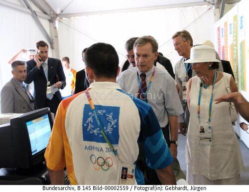 Bundespräsident Köhler in Griechenland 2004 / Olympische Spiele in Athen