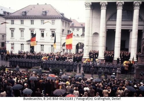 Karlsruhe, Staatsbegräbnis Siegfried Buback