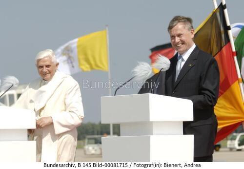 Papst Benedikt XVI. in Köln 2005