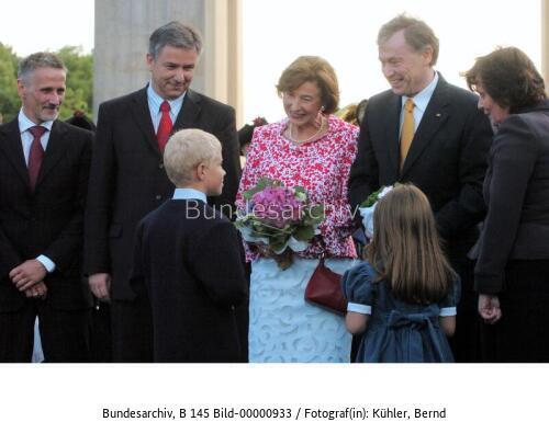 Bundespräsident Köhler am Brandenburger Tor