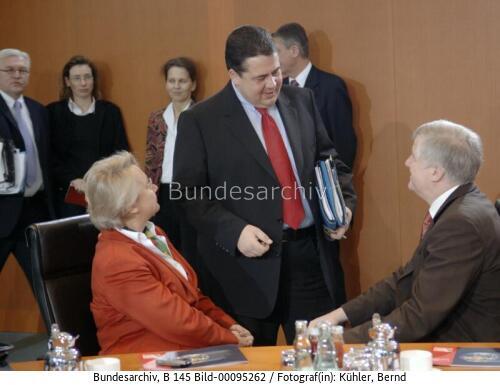 BM Schavan, BM Jung und BM Gabriel 2006
