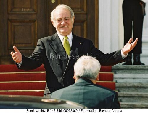 Israelischer Präsident Katsav in Berlin 2004