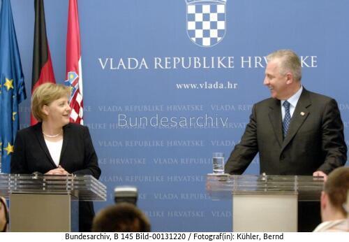 Bundeskanzlerin Merkel in Kroatien 2007
