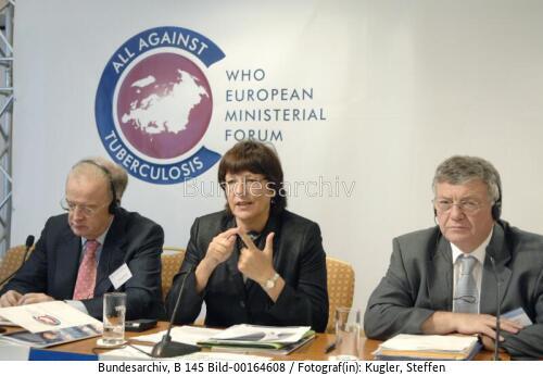 BM Ulla Schmidt: PK zum Kampf gegen Tuberkulose 2007