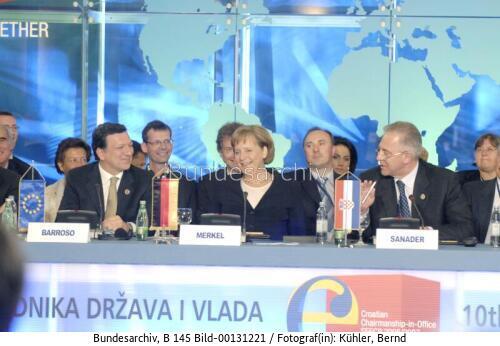 Bundeskanzlerin Merkel in Kroatien 2007