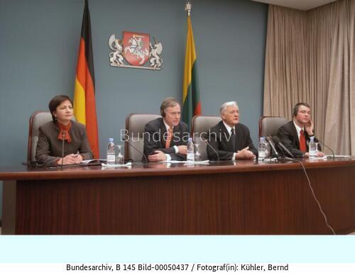Bundespräsident Köhler in Litauen 2004