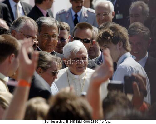 Papst Benedikt XVI. in Köln 2005