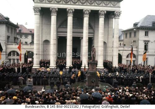 Karlsruhe, Staatsbegräbnis Siegfried Buback