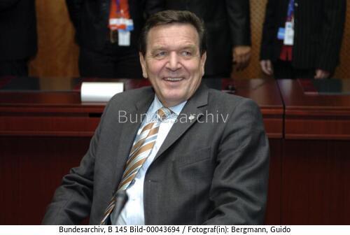 Bundeskanzler Gerhard Schröder