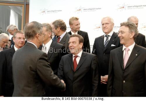 Bundeskanzler Schröder: Partner für Innovation