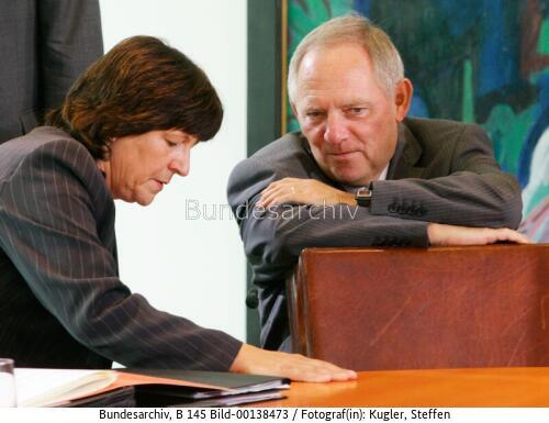 BM Schmidt und BM Schäuble 2007
