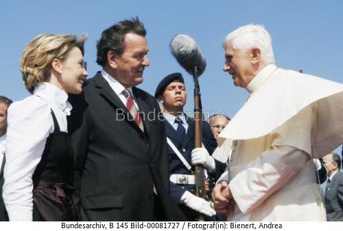 Papst Benedikt XVI. in Köln 2005
