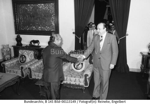 AM Genscher in Indonesien 1977 / Asienreise