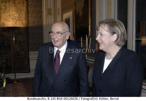Bundeskanzlerin Merkel in Italien 2007