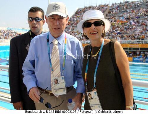 Ehepaar Köhler in Griechenland 2004 / Olympische Spiele in Athen