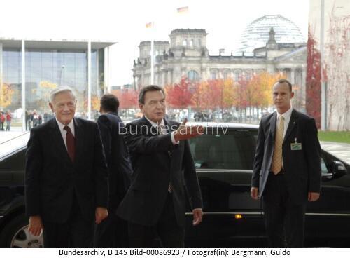 Litauischer Staatspräsident Adamkus in Berlin 2005