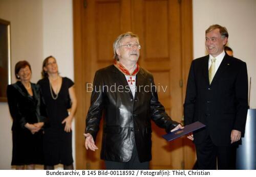 Bundespräsident  Köhler: Verleihung des Großen Verdienstkreuzes an Wolf Biermann 2006