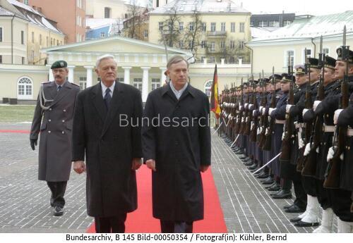 Bundespräsident Köhler in Litauen 2004
