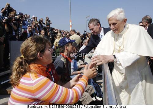 Papst Benedikt XVI. in Köln 2005