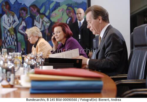 Kabinettssitzung 2005