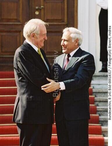 Israelischer Präsident Katsav in Berlin 2004