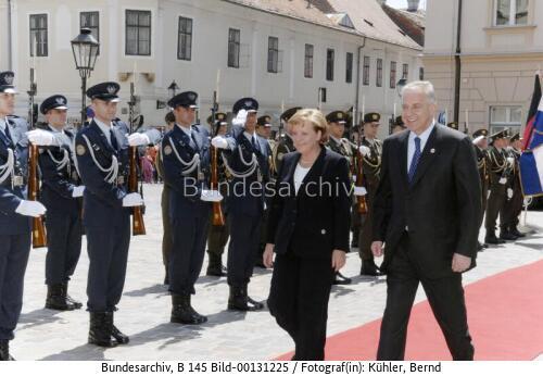 Bundeskanzlerin Merkel in Kroatien 2007